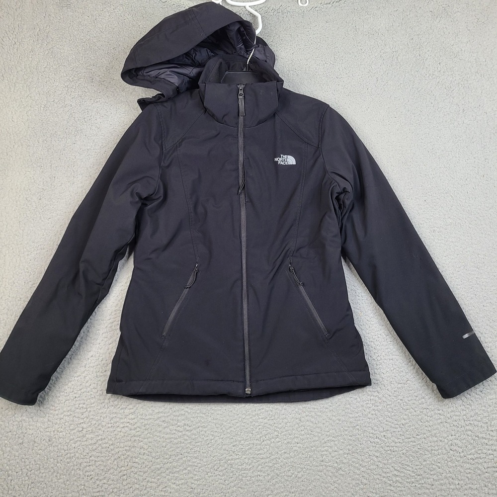 The North Face Jacket Womens Small Black Windwall Softshell Insulated